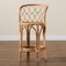 Baxton Studio Diana Modern and Contemporary Natural Finished Rattan Counter Stool 185-11877-Zoro - alternate 4